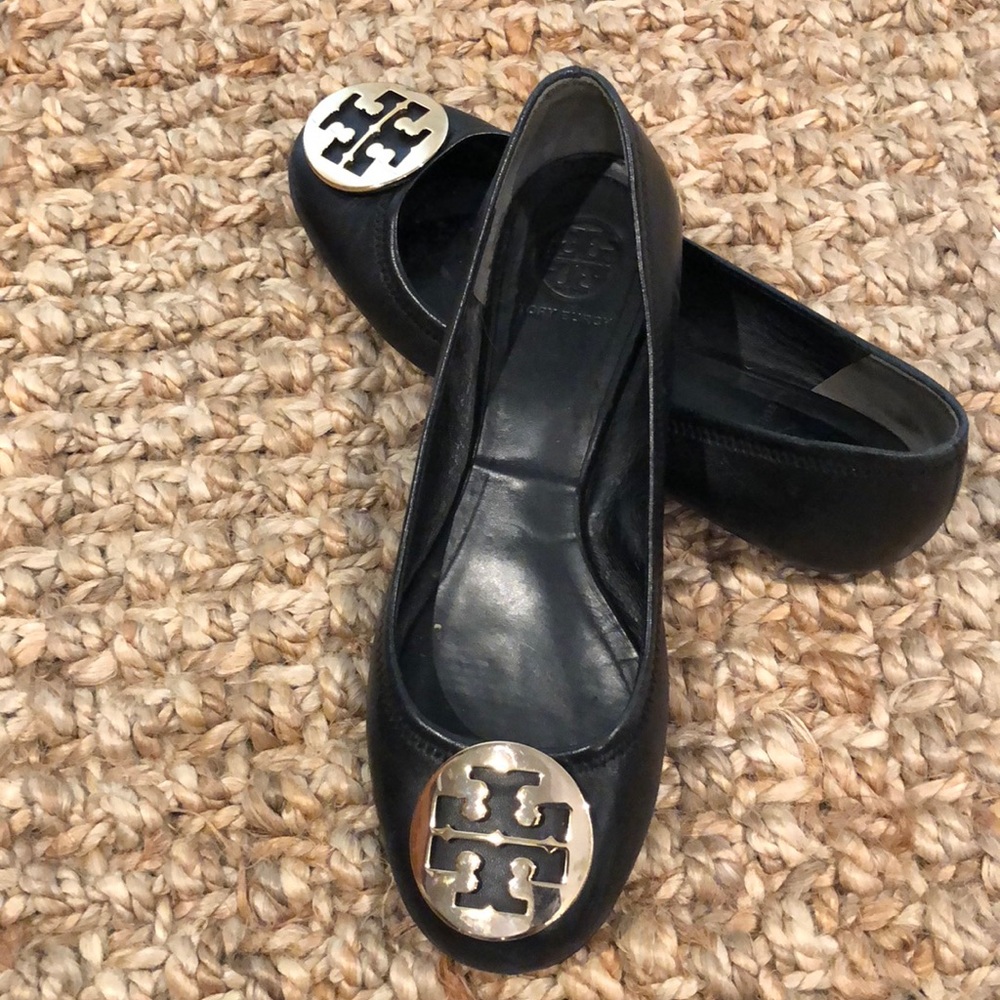 Black Tory Burch Flats